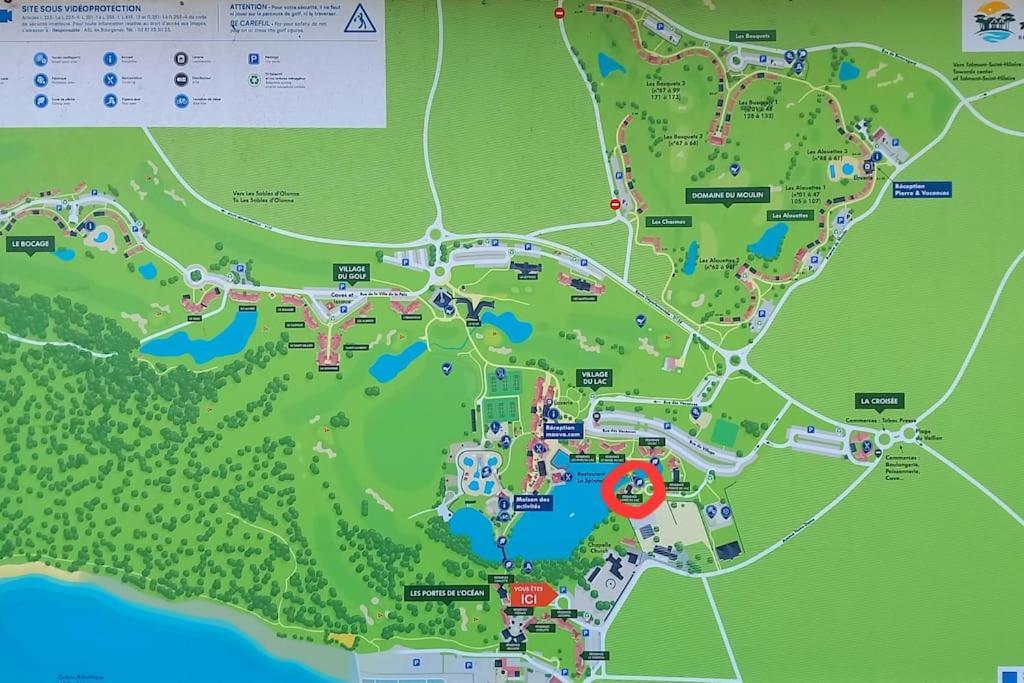 "Le Filet Du Lac" Appartement Atypique, 5 Personnes, Duplex, Vue Lac, Acces Parc Aquatique Gratuit Talmont-Saint-Hilaire Kültér fotó