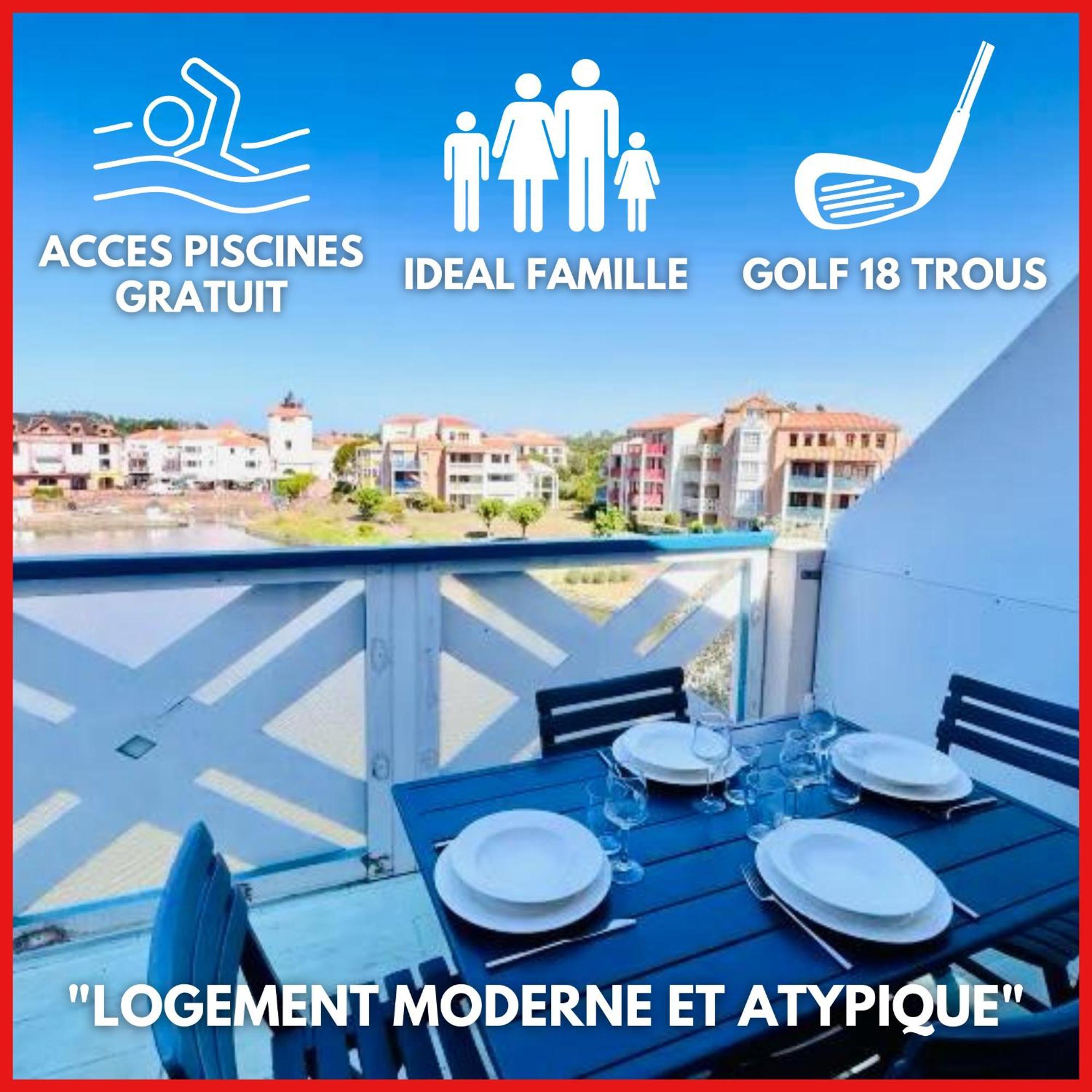 "Le Filet Du Lac" Appartement Atypique, 5 Personnes, Duplex, Vue Lac, Acces Parc Aquatique Gratuit Talmont-Saint-Hilaire Kültér fotó